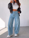 Stretch Denim Barrel Jeans