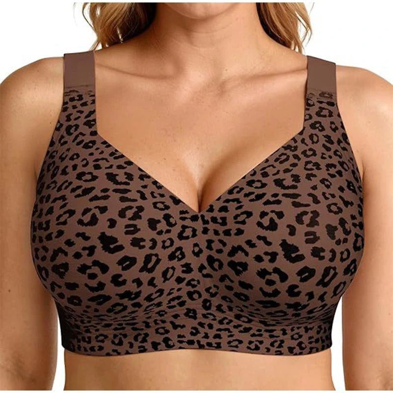 Leopard Print Jelly Bra