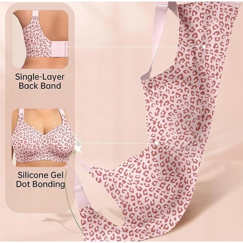Leopard Print Jelly Bra