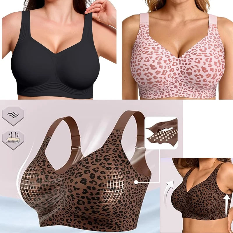 Leopard Print Jelly Bra