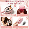 Rechargeable Electric Steam Hair Straightener Brush
