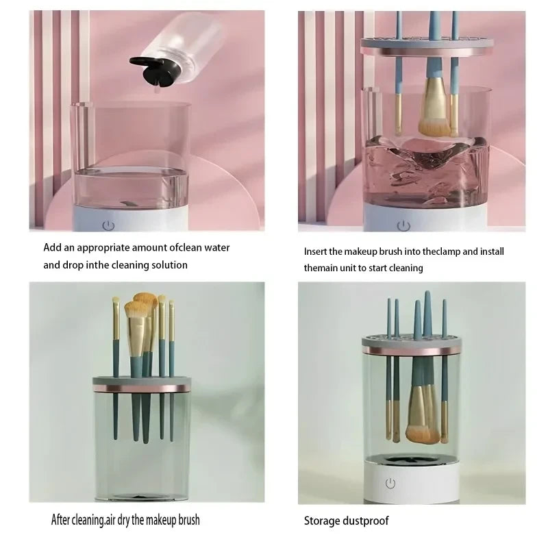 Portable Electric Makeup Brush Cleaner